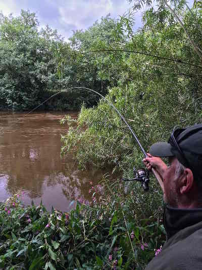 Float fishing for chub