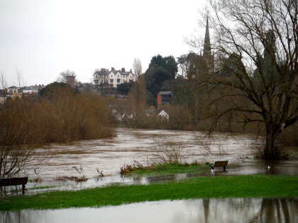 The Wye at Ross in December