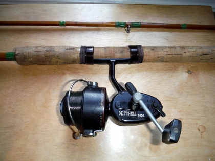 Stepped up MK4 rod with Mitchell 300 reel