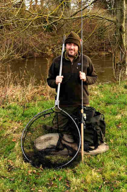 Travel light and be prepared to move around to get the best out of winter fishing
