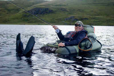 Rob Evans demonstrates the elegant approach to wild brown trout