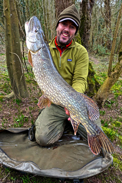 Two large peas in a pod! Two of the 20lb+ pike caught before the close of the season