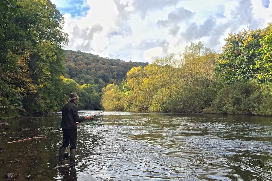 Moving baits have worked well for Wye barbel in October, especially trotted maggots.