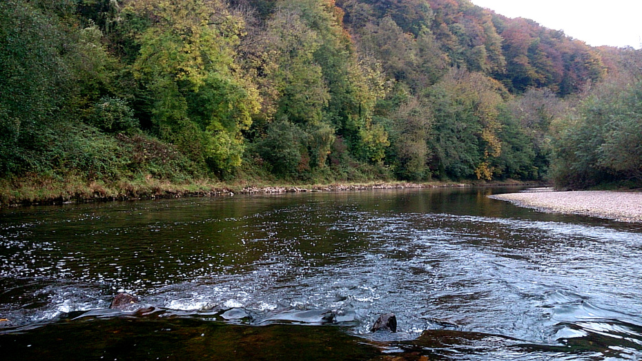 The Biblins Run and Crib on the Severn Sisters beat of the lower Wye in October