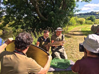 The Gurus on their latest filming trip to the Wye