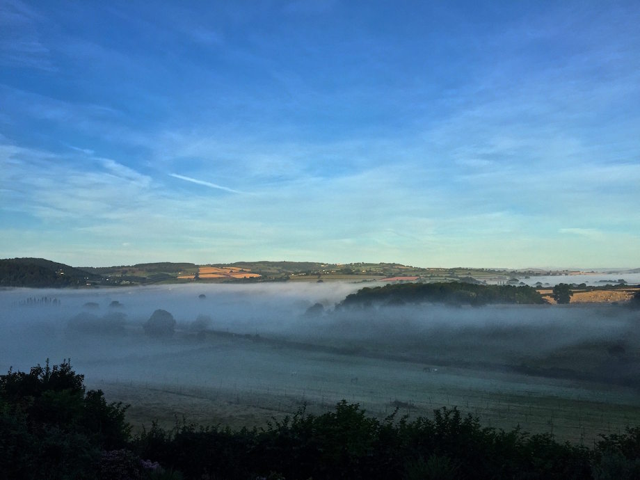 Misty mornings in the Wye Valley - September is here!