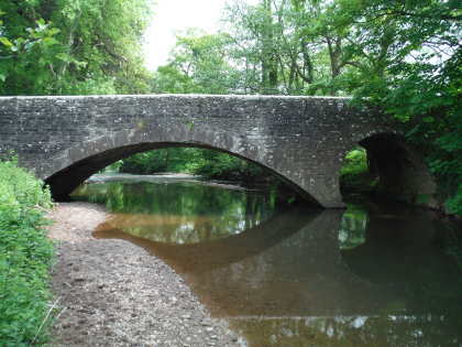 Low water at the Upper Monnow beat in August