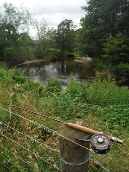 8ft rod about to be used on the upper Monnow