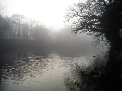 Craig Llyn on a misty day