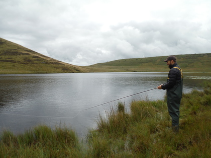 Gentle ripple on Llyn Bugeilyn