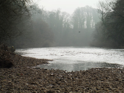 Middle Usk during early Spring