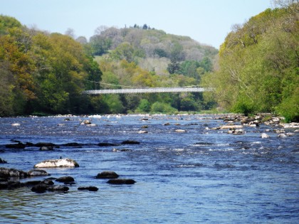 Low water on the Wye at Lower Llanstephan