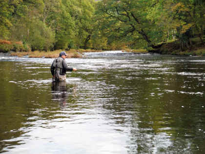 Rob Evans on the Glaslyn Pool at Cefnllysgwynne