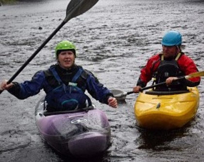 Trespassing canoeists and apparently they don't care