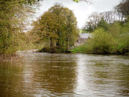 Glanusk Ty Mawr and high water