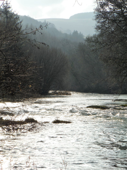 A winter day on the Irfon