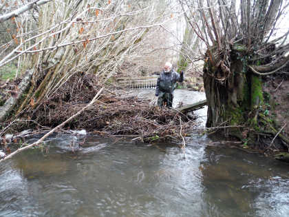 Clearing the Llynfi Dulas