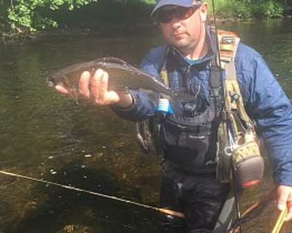 Doldowlod grayling - DM and PJ from Hereford