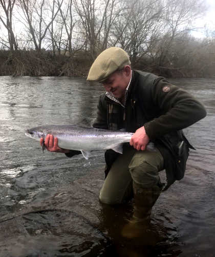 Tom Lane's 8lb fish from the Carrots