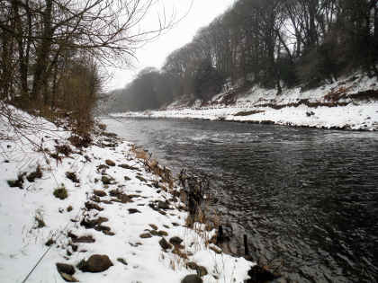 First cast of the season, Usk-side on March 4th