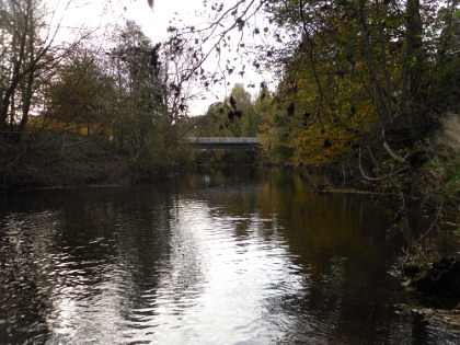 Autumn on the lower Monnow