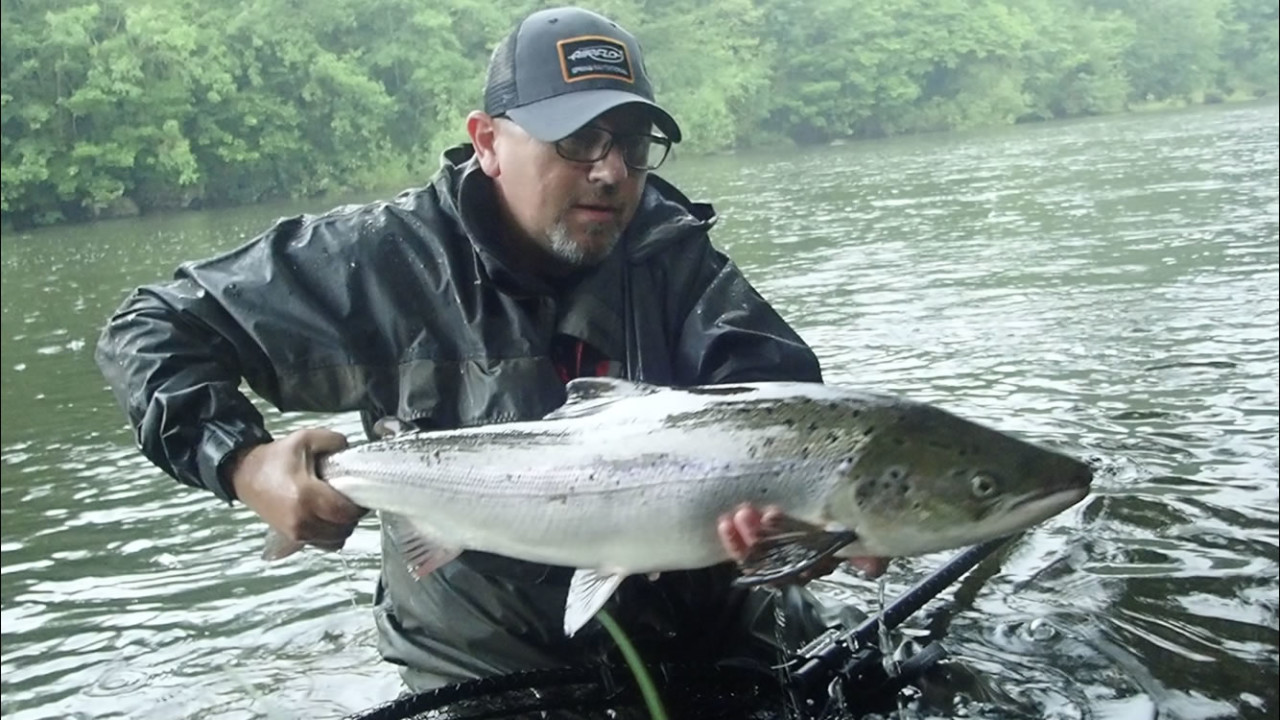 Tim Hughes with a 12lb fish from the Rock Pool on 22 June......