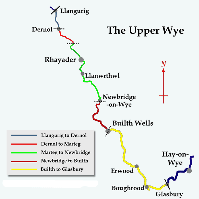 Upper Wye Map